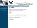 Website Snapshot of CAPITAL BUSINESS PRODUCTS INC