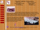 Website Snapshot of Capital Cabinet Corp.