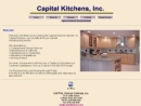 Website Snapshot of Capital Kitchen Cabinets, Inc.