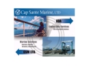 Website Snapshot of Cap Sante Marine Ltd.