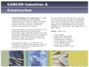 Website Snapshot of CARCON INDUSTRIES & CONSTRUCTION LLC