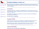 Website Snapshot of Cardinal Rubber & Seal, Inc.