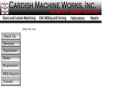 Website Snapshot of CARDISH MACHINE WORKS INC