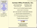 Website Snapshot of CARMAE OFFICE PRODUCTS INC