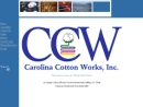 Website Snapshot of CAROLINA COTTON WORKS, INC.