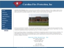 Website Snapshot of Carolina Fire Protection Inc