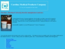 Website Snapshot of Carolina Medical Products Co.