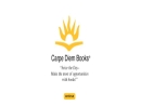 Website Snapshot of CARPE DIEM BOOKS
