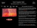 Website Snapshot of Carpenter Sales