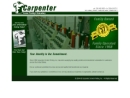 Website Snapshot of Carpenter Screen Printing