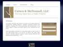 Website Snapshot of CARSON & MCDONNELL, LLC