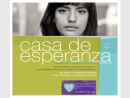 Website Snapshot of CASA DE ESPERANZA