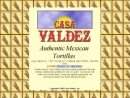 Website Snapshot of Casa Valdez