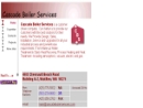 Website Snapshot of CASCADE BOILER SERVICES INC