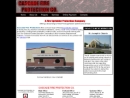 Website Snapshot of Cascade Fire Protection
