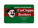 Website Snapshot of Cascioppo Bros. Meats, Inc.