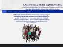 Website Snapshot of CASE MANAGEMENT SOLUTIONS INC