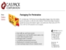 Website Snapshot of Cas Pack Corp.