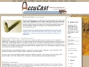 Website Snapshot of ACCUCAST INC