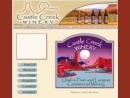Website Snapshot of Castle Creek Winery