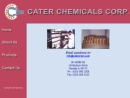 Website Snapshot of Cater Chemical Co