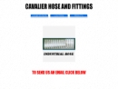 Website Snapshot of Cavalier Hose & Fittings