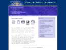 Website Snapshot of CAYCE MILL SUPPLY CO