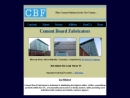 Website Snapshot of Cement Board Fabricators, Inc.