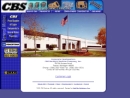 Website Snapshot of CBS BORING AND MACHINE COMPANY INC