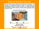 Website Snapshot of Clemons Concrete Coatings