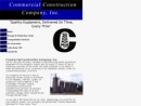 Website Snapshot of Commercial Construction Co., Inc.