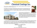 Website Snapshot of Chemical Coatings, Inc.