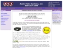 Website Snapshot of AUDIO VIDEO SYSTEMS INC