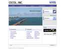 Website Snapshot of Cecol Inc