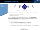 Website Snapshot of CEGIS ENTERPRISES, INC