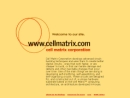 Website Snapshot of CELL MATRIX CORPORATION