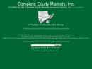Website Snapshot of Complete Equity Markets, Inc.
