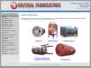 Website Snapshot of Central Fabricators, Inc.
