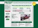 Website Snapshot of Central Foreign Auto Parts