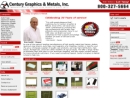 Website Snapshot of Century Graphics & Metals, Inc.