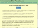 Website Snapshot of COMMUNICATIONS & EAR PROTECTION, INC.