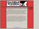 Website Snapshot of CERTIFIED GRINDING & MACHINE, LLC