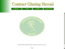 Website Snapshot of CONTRACT GLAZING HAWAII LLC