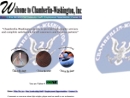 Website Snapshot of CHAMBERLIN-WASHINGTON INC