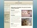 Website Snapshot of CHANDLER FINE ART AND FRAMING INC