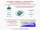 Website Snapshot of Channel Chemical Corp.