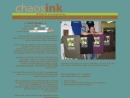 Website Snapshot of Chaos Ink
