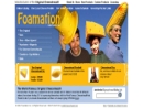 Website Snapshot of Foamation, Inc.