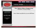 Website Snapshot of CHENOA WELDING AND FABRICATION, INC.