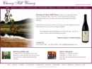 Website Snapshot of Cherry Hill Winery